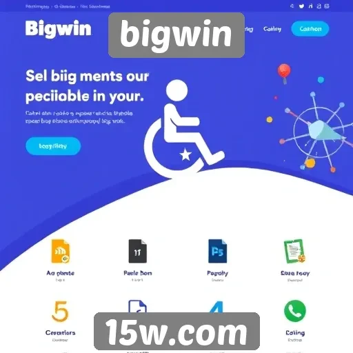 Acessibilidade e usabilidade no site Bigwin